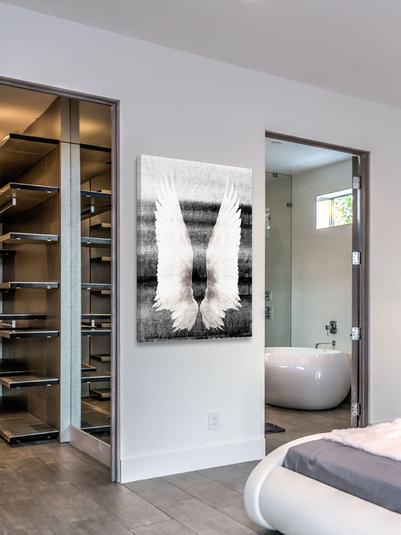 Marmont Hill "Love Canvas" Painting Print on Wrapped Canvas