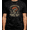 Black-1, variant on Men's Blue Cloud Binary Rain Graphic T-Shirt M-5XL