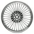 thumbnail image 5 of Chrome 18" x 3.5" Fat Spoke Rear Cast Wheel Rim for Harley Softail Fatboy FLSTF Heritage, 5 of 6