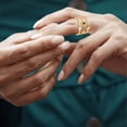 thumbnail image 4 of Anillo Celestial con Sol Luna y Anillo Oro Opalo Joyeria Anillo Cuerpo Celestial Regalo de Cumpleaños para Damas Hombre Mujer Regalo de San Valentin, 4 of 6
