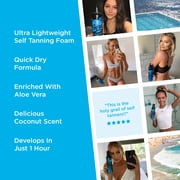 Bondi Sands Aero 1 Hour Express Self Tanning Foam, for Body and Face 7.61 oz.
