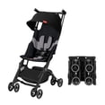 thumbnail image 1 of gb Pockit+ All-Terrain, Ultra Compact Lightweight Travel Stroller with Canopy and Reclining Seat in Velvet Black, 1 of 5