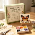 thumbnail image 6 of Cottage Garden Mosaic DIY Kit, DIY Flowers Glass Mosaic Craft Kit for Adults & Beginners, Handmade Glass Mosaic Craft Kit, Garden Art, Handmade Home Decor, Handcraft Gift for Women（Butterfly）, 6 of 6