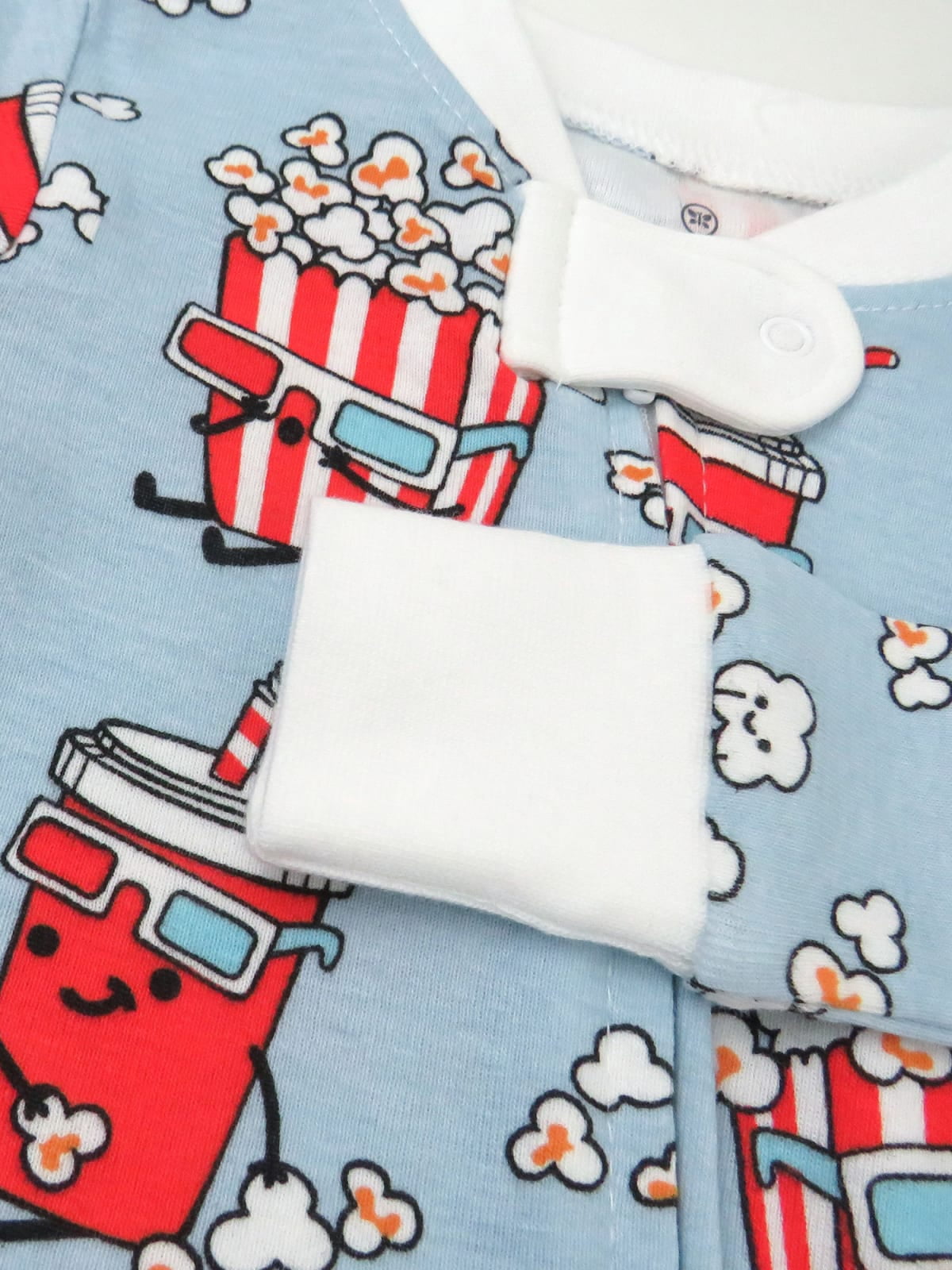 Honest Baby Clothing Organic Cotton Baby Boy/Girl Snug Fit Footed Sleeper Fourth of July Pajamas, Sizes 12 Months -24 Months