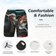 thumbnail image 3 of Fotbe Futuristic Robot Hummingbird Traje de Baño para Hombre – Shorts de Natación de Secado Rápido con Forro y Bolsillos-X-Large, 3 of 6