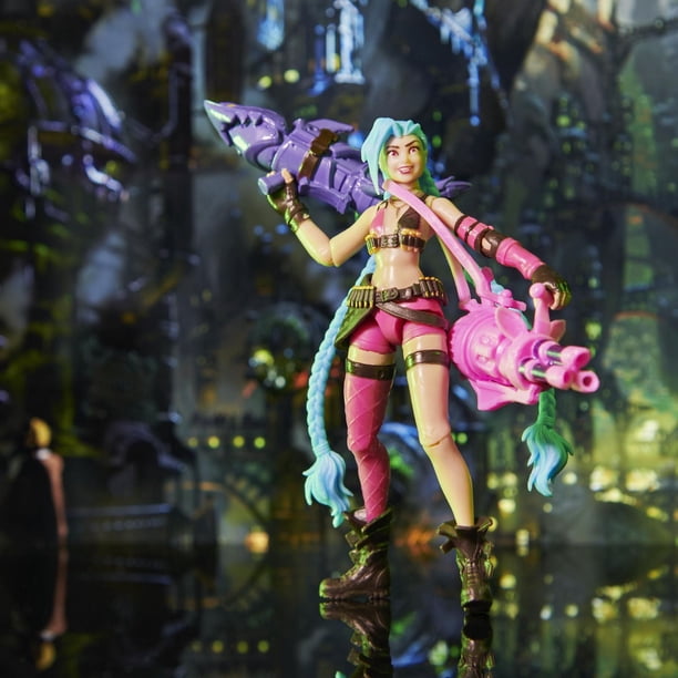 League of Legends, Official 4-Inch Jinx Collectible Figure with