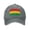 Gray, variant on Men Women Washed Twill Baseball Cap Reggae Flag Adjustable Dad Hat Black