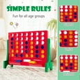 thumbnail image 7 of Infans Wall Mounted or Tabletop Giant 4-IN-A-ROW Jumbo 4-to-Score Connect Game Set, 7 of 7