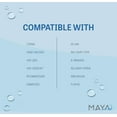 thumbnail image 4 of Maya DA97-17376B Refrigerator Water Filter Replacement for Samsung, Compatible with HAF-QIN, RF23M8070SR, HAF-QIN/EXP, DA97-08006C, 3-Pack, 4 of 7