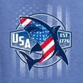 thumbnail image 6 of Wild Bobby Great White Shark USA Since 1776 Unisex Hoodie Sweatshirt, 6 of 6