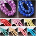 thumbnail image 2 of U8MO Foil Coated 4mm 6mm 8mm Cube Faceted Cut Opaque Glass Loose Beads lot-Deep Blue-8mm 30pcs, 2 of 5