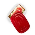 thumbnail image 3 of niuniuwo TakeAlongs 8 Cup Deep Rectangle Food Storage Containers  Set of 2  Red, 3 of 5