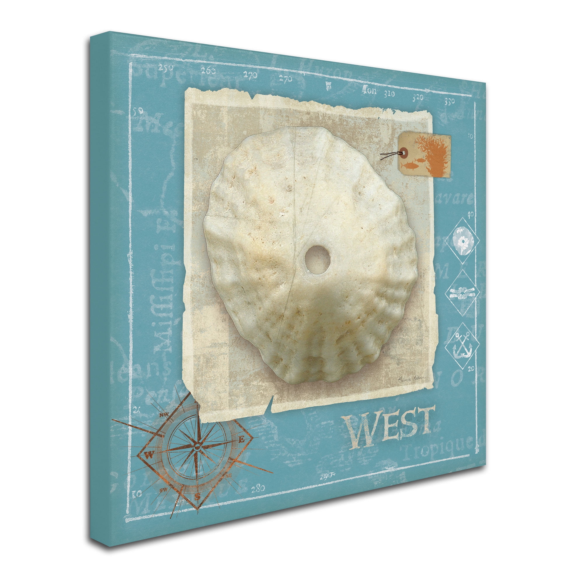 Trademark Fine Art "Points West" Canvas Art by Belinda Aldrich
