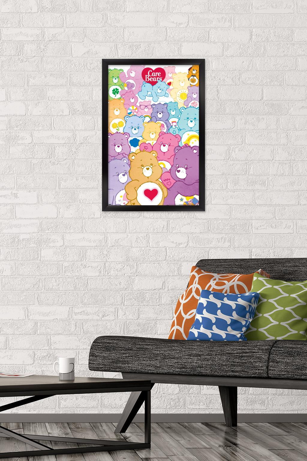 Care Bears - Group Wall Poster, 14.725" x 22.375" Framed