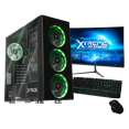 thumbnail image 1 of Xtreme PC Gaming Intel Core I7 10700 16GB SSD 480GB Monitor 27 WIFI Black, 1 of 6