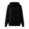thumbnail image 2 of Women's Breathable Soft Hooded Sweater Long Sleeve Comfortable For Activity, 2 of 7