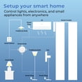 thumbnail image 2 of Botón Smart Scene Zigbee Necesita Un Interruptor Escena Inalámbrica Enlace Múltiples Escenas Control Remoto Una Tecla para Dispositivos Inicio, 2 of 9