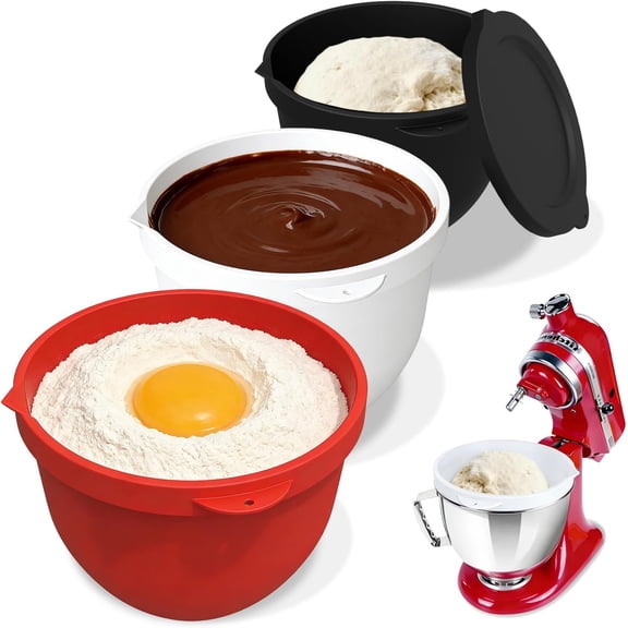 Silicone Bowl Liners for 4.5-5 Quart Tilt-Head Stand Mixers