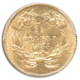 thumbnail image 3 of 1855 $1 Indian Head Gold Type 2 MS-61 PCGS, 3 of 3