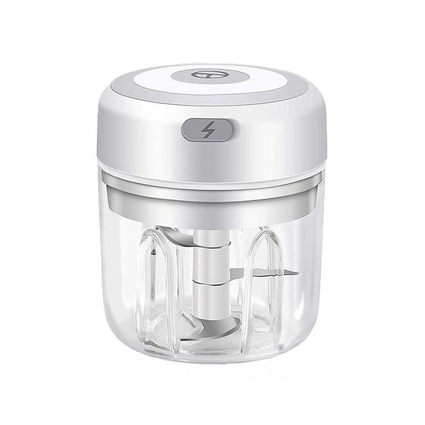 Mini procesador de alimentos, mini picador eléctrico de ajo, mini procesador de alimentos picador para picar verduras, pimiento, cebolla, ajo, jengibre, especias, carne, bebé