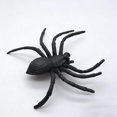 thumbnail image 4 of 1 Pc Spider Halloween Decorations Realistic Plastic Spiders Toys Halloween Prank Props Small Size Black Spider for Parties Favors, Halloween Party Decorations, 3.94x3.74 Inch, Black, 4 of 4