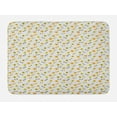 thumbnail image 1 of Floral Bath Mat, Abstract Illustration of Flower Like Circular, Plush Bathroom Decor Mat with Non Slip Backing, 29.5" X 17.5", Multicolor, by Ambesonne, 1 of 2