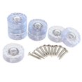 thumbnail image 2 of Cojín antideslizante para pies de silla de mesa 8 unids Muebles de Madera Pies Almohadillas Mesa Silla Pierna Riser Floor Protector Tornillo redondo de 30 mm Magideal Cojín antideslizante para pies de silla de mesa, 2 of 7