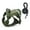 Green, variant on Levviye Dog Harness & Leash for Outdoor Medium to Large Breeds Reflective Wear-Resistant Anti-Escape Chest Harness, Black L