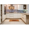 thumbnail image 6 of Ahgly Company Machine Washable Indoor Rectangle Transitional Neon Orange Area Rugs, 3' x 5', 6 of 7