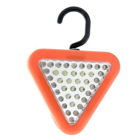 3-Mode/39SMD Triangle Safety Work Light (Orange) Batteries Included