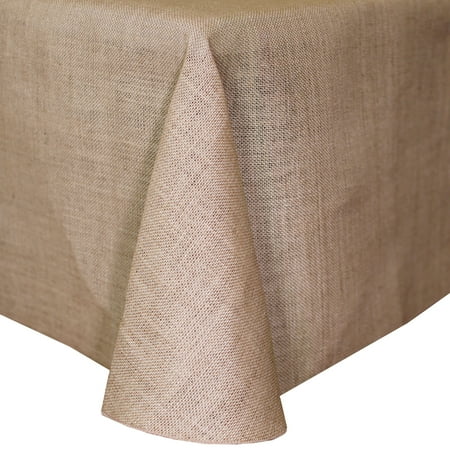 

Ultimate Textile Jute Burlap Rectangular Tablecloth