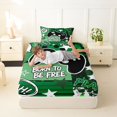thumbnail image 4 of Homewish Cartoon Gaming Controller Twin Sheets,Esports Gamepad Bedding,Green,3 Pieces,1 Fitted Sheet and 1 Pillowcase, 4 of 5