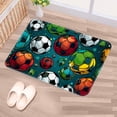 thumbnail image 5 of Football Machine Washable, Non-Slip Polyester Floor Rug | Indoor Floor Mats for Chair Mat, 5 of 6
