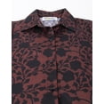thumbnail image 4 of Moomaya Womens Button Down Midi Dress, Collared Neck, Quarter Sleeves Dress, 4 of 8