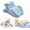 Blue, variant on CCCHCY Ergonomic Memory Foam Intimacy Comfort Pillow -–27°Couples Comfort Pillow, Sleeping, Reading, Back & Waist Support, Removable Breathable Cover
