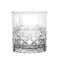 thumbnail image 3 of Lorren Home Trends 11 Ounce Double Old Fashion Drinking Glass-Textured Cut Glass, Set of 6, 3 of 6