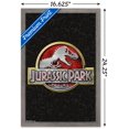 thumbnail image 3 of Jurassic Park - Logo Wall Poster, 14.725" x 22.375", Framed, 3 of 6