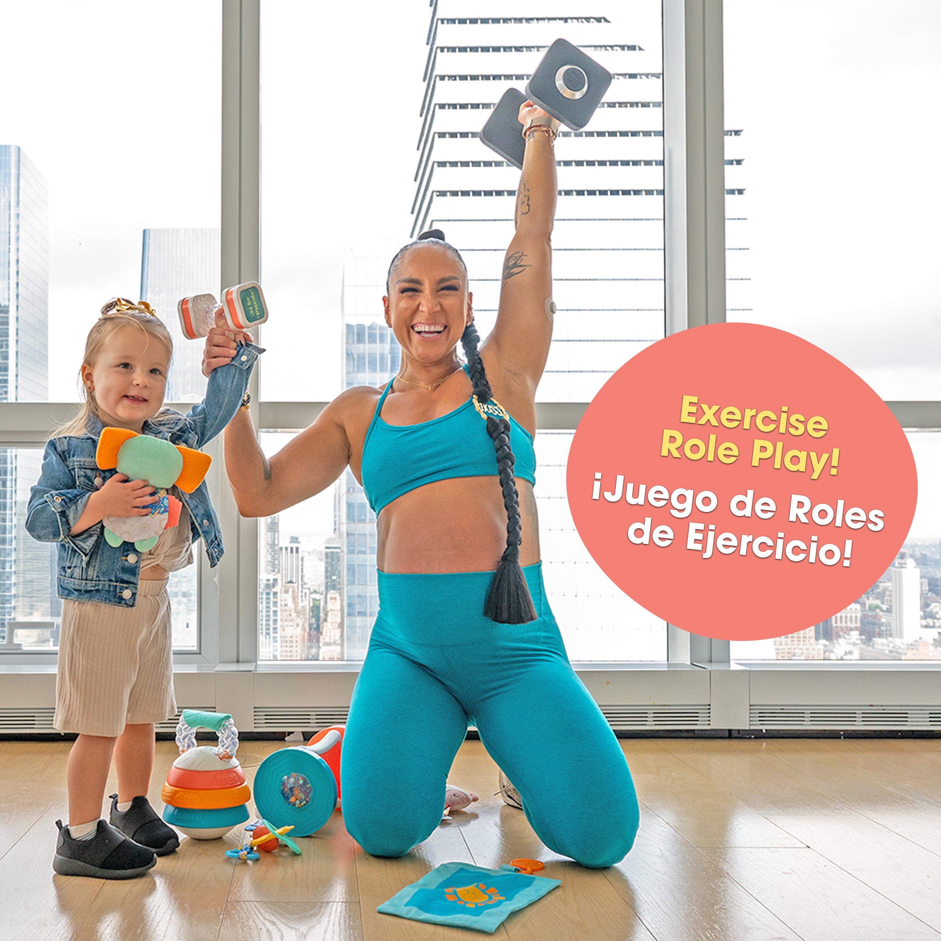 Bebe Fuerte Strong & Sunny Clip on Stroller Toy – Infant Toy for 0 Months+