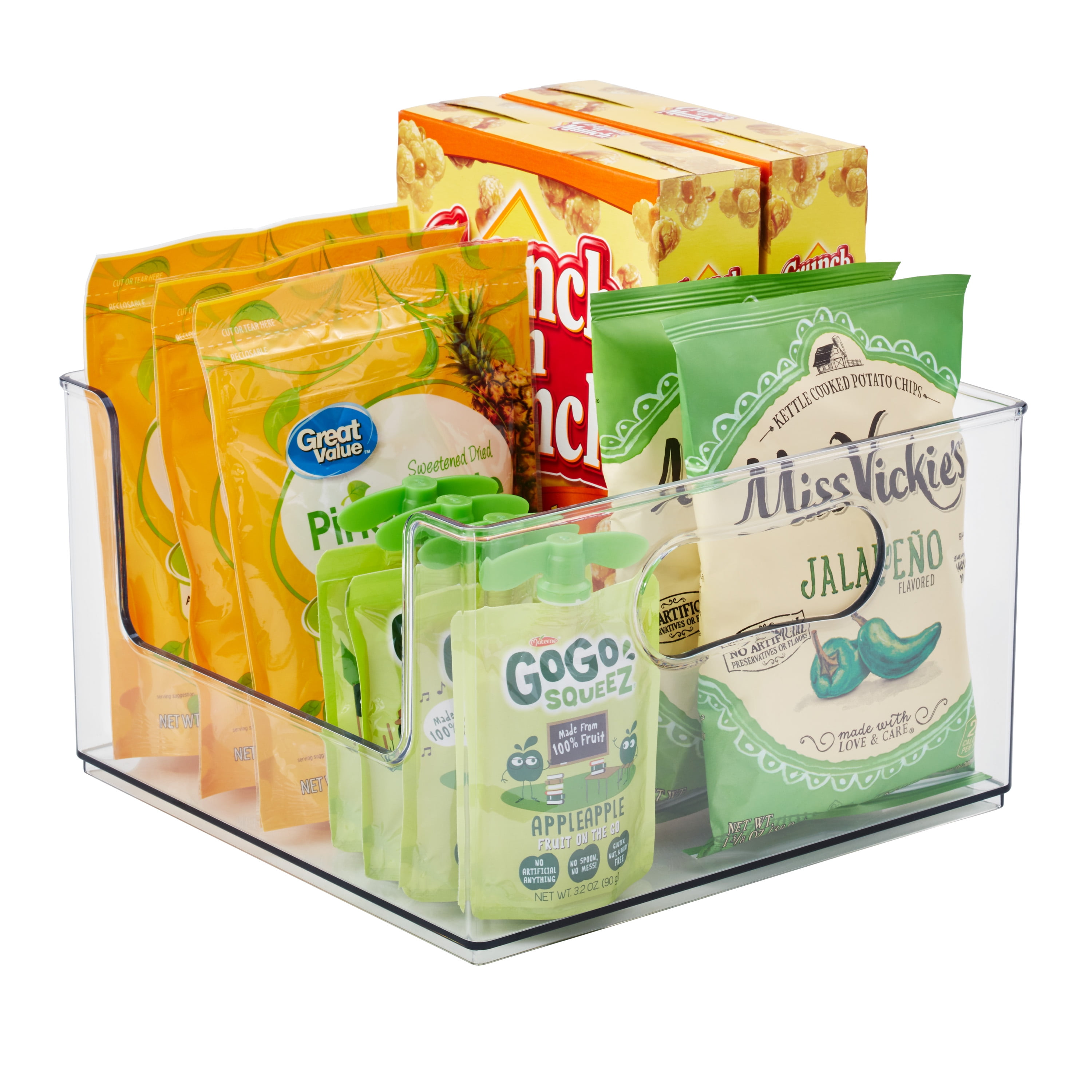 The Home Edit Open Front Bin, Pack of 1, Plastic Modular Storage System