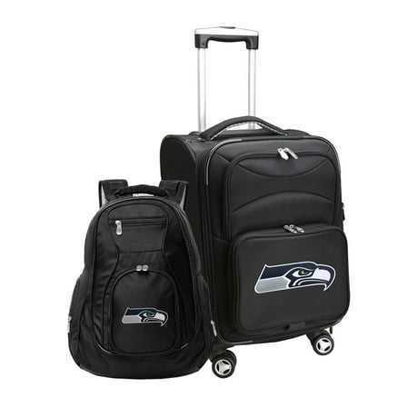 MOJO Black Seattle Seahawks Softside Carry-On & Backpack Set