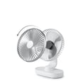 thumbnail image 3 of Pequeño ventilador de escritorio oscilante, ventilador de mesa portátil, recargable por USB, alimentado por batería, ventilador personal silencioso, doble ángulo ajustable, circulación de ai, 3 of 3