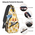thumbnail image 3 of Lsque Cute Chicken Pattern Cross Chest Bag Diagonally – Premium Durable Front Chest Sling with Adjustable Padded Strap, High-Capacity Storage, 3 of 8