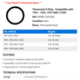 thumbnail image 2 of Thermostat O-Ring - Compatible with 1992 - 1995, 1997 GMC C1500 1993 1994, 2 of 2