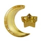 thumbnail image 2 of Bandeja para servir comida de Ramadán con forma de luna y estrella, para mesa de Eid al-Fitr Luna Estrella Dorada, 2 of 9