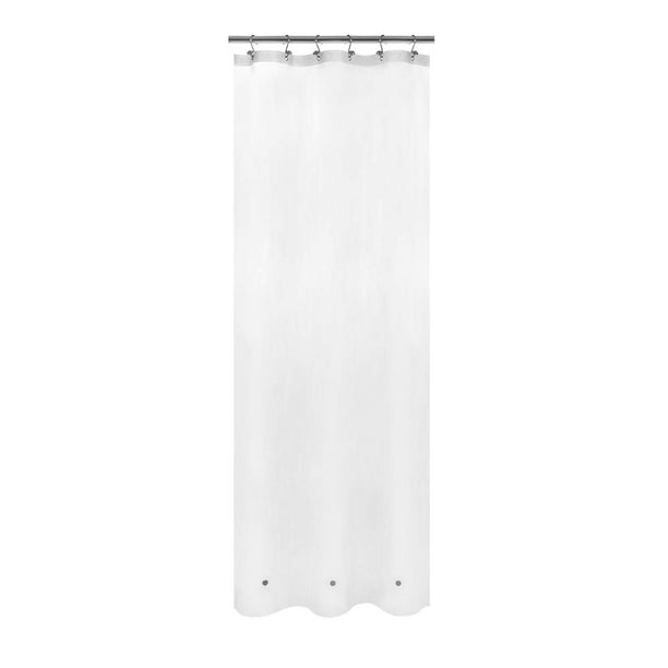 Frosted Stall Shower Curtain Liner with 3 36" x 72