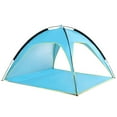 thumbnail image 3 of Lightweight Beach Tent Sun Shade Canopy Sun Shelter Camping Fishing Tent Blue, 3 of 7