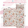 thumbnail image 5 of Pink and Blue Baseball Items Pattern Toddler Nap Mats for Kids Preschool,Sleeping Mat Bag or Kids,Toddler Sleeping Bag,Toddler Nap Mat or Daycare, 5 of 6