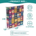 thumbnail image 3 of FORMRS 3 Ring Binder 1.5 inch with Pockets Set of 2 Clip Board 200 Sheets Capacity, Blue Jam, 3 of 8