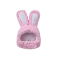thumbnail image 1 of Pink Easter Bunny Pet Hat With Ears For Cat Small Dog Holiday Photo Prop Costume Accessory Spring Party Dress Up Adjustable Strap, 1 of 7