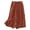Brick Red, variant on Women's Pants, Casual Blend Wide Leg Pants with High Waist and Flowy Palazzo Cut Comfort Summer Relaxed Fit Non-Skirted Style Breathable Trousers Black M